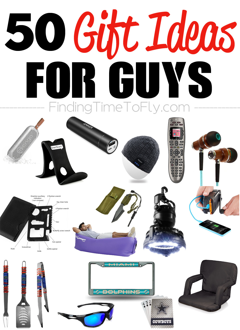 Mens Gift Ideas For Christmas
 50 Gifts for Guys for Every Occasion Finding Time To Fly