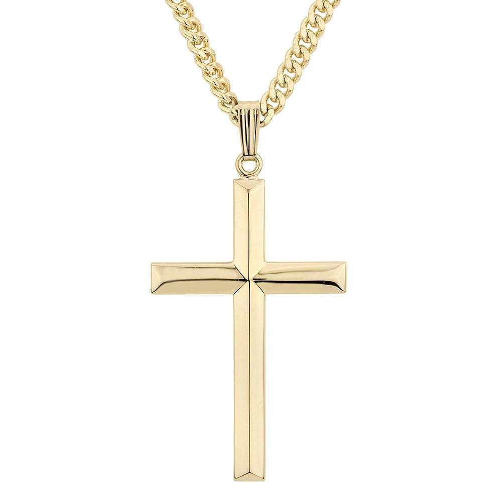 Mens Gold Crucifix Necklace
 Mens Gold Cross Crucifix Necklace Beautiful Necklaces For