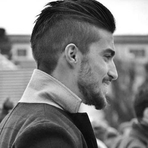 Mens Haircuts Long On Top Shaved Sides
 Shaved Sides Hairstyles For Men