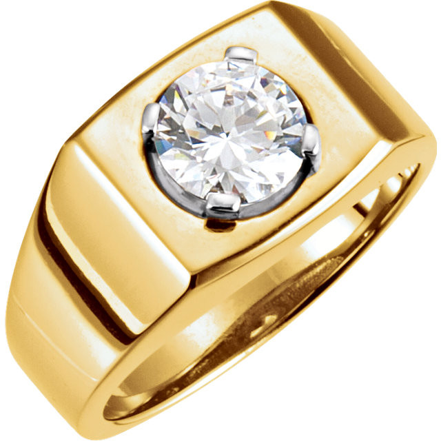 Mens Solitaire Diamond Rings
 14k Yellow gold Mens Solitaire Diamond Ring 1 2 ct