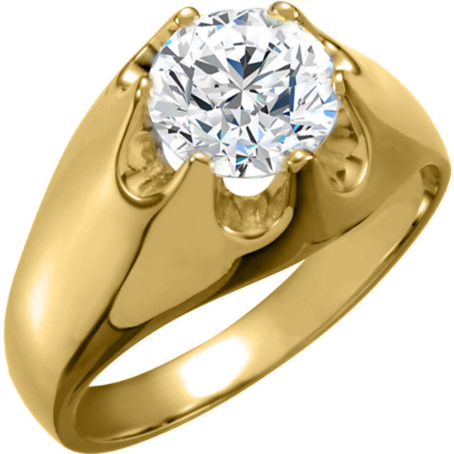 Mens Solitaire Diamond Rings
 18k Yellow Gold Mens Solitaire Diamond Ring 3 0 ct K VS2