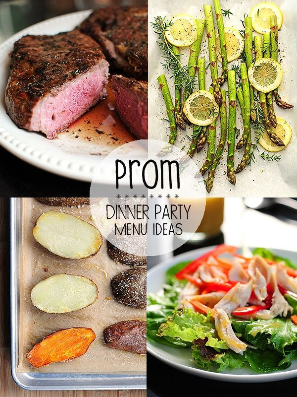 Menu Ideas For Dinner Party
 Prom Dinner Party Menu Ideas