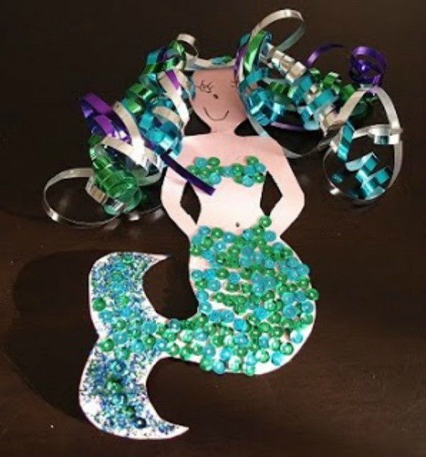 Mermaid Crafts For Kids
 21 Marvelous Mermaid Party Ideas for Kids