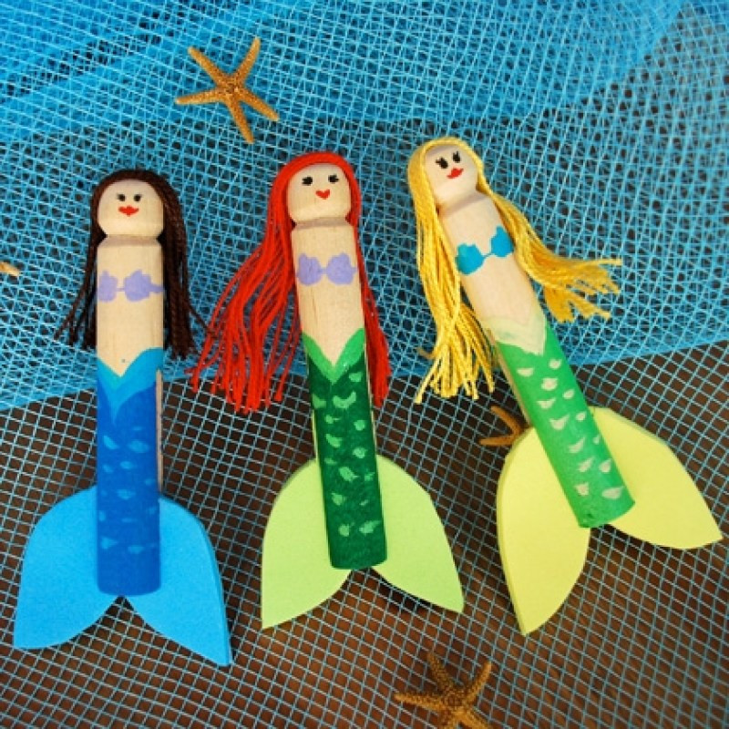 Mermaid Crafts For Kids
 Five Fab… Mermaid Crafts