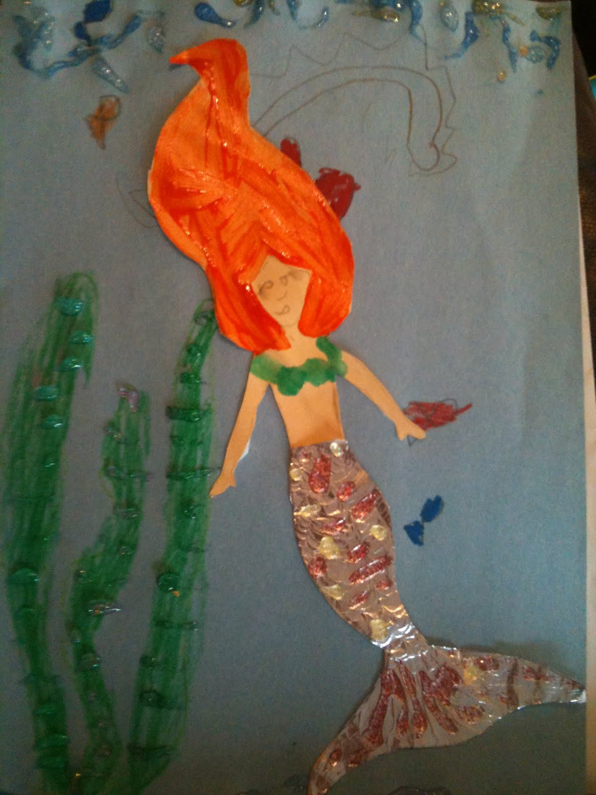 Mermaid Crafts For Kids
 Journal A Young Mother Mermaid Craft for Kids