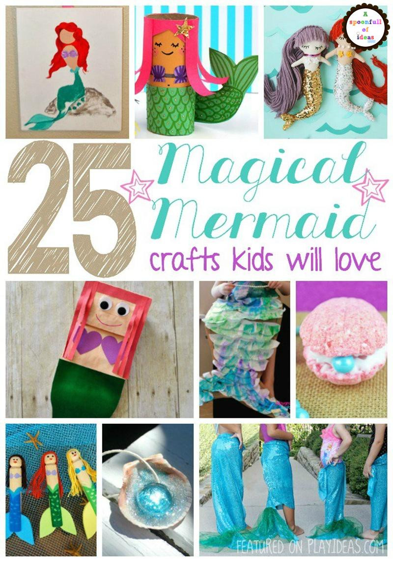 Mermaid Crafts For Kids
 The Singing Mermaid Book and Activities
