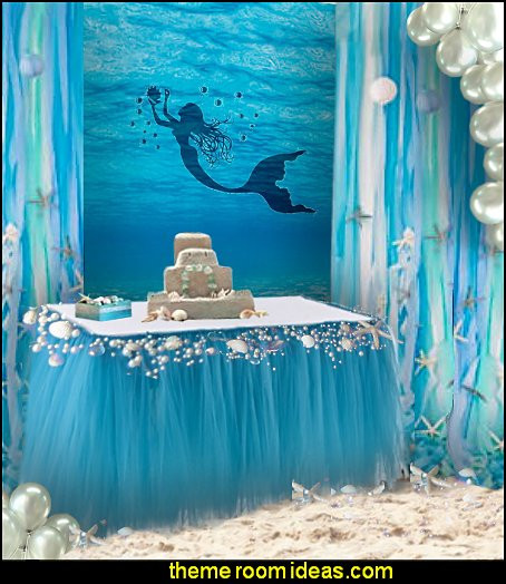 Mermaid Party Decoration Ideas
 Decorating theme bedrooms Maries Manor mermaid party