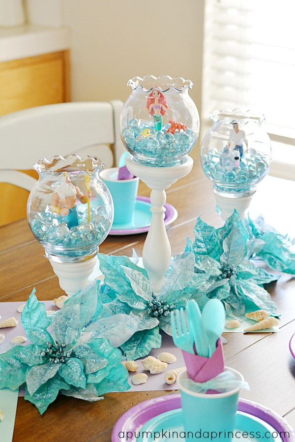 Mermaid Party Decoration Ideas
 The Little Mermaid Party A Pumpkin And A Princess