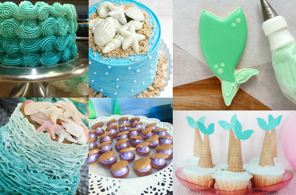 Mermaid Party Food Ideas
 First Birthday Mermaid Party Inspiration Brie Brie Blooms
