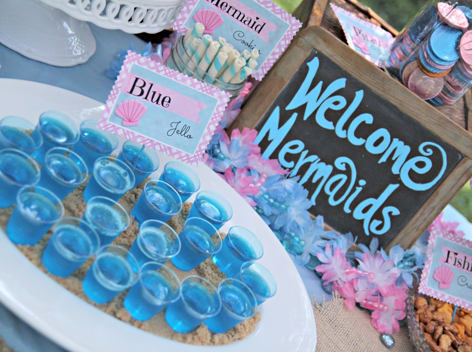 Mermaid Party Ideas Food
 Mermaid Under the Sea 4th Birthday Party with Free
