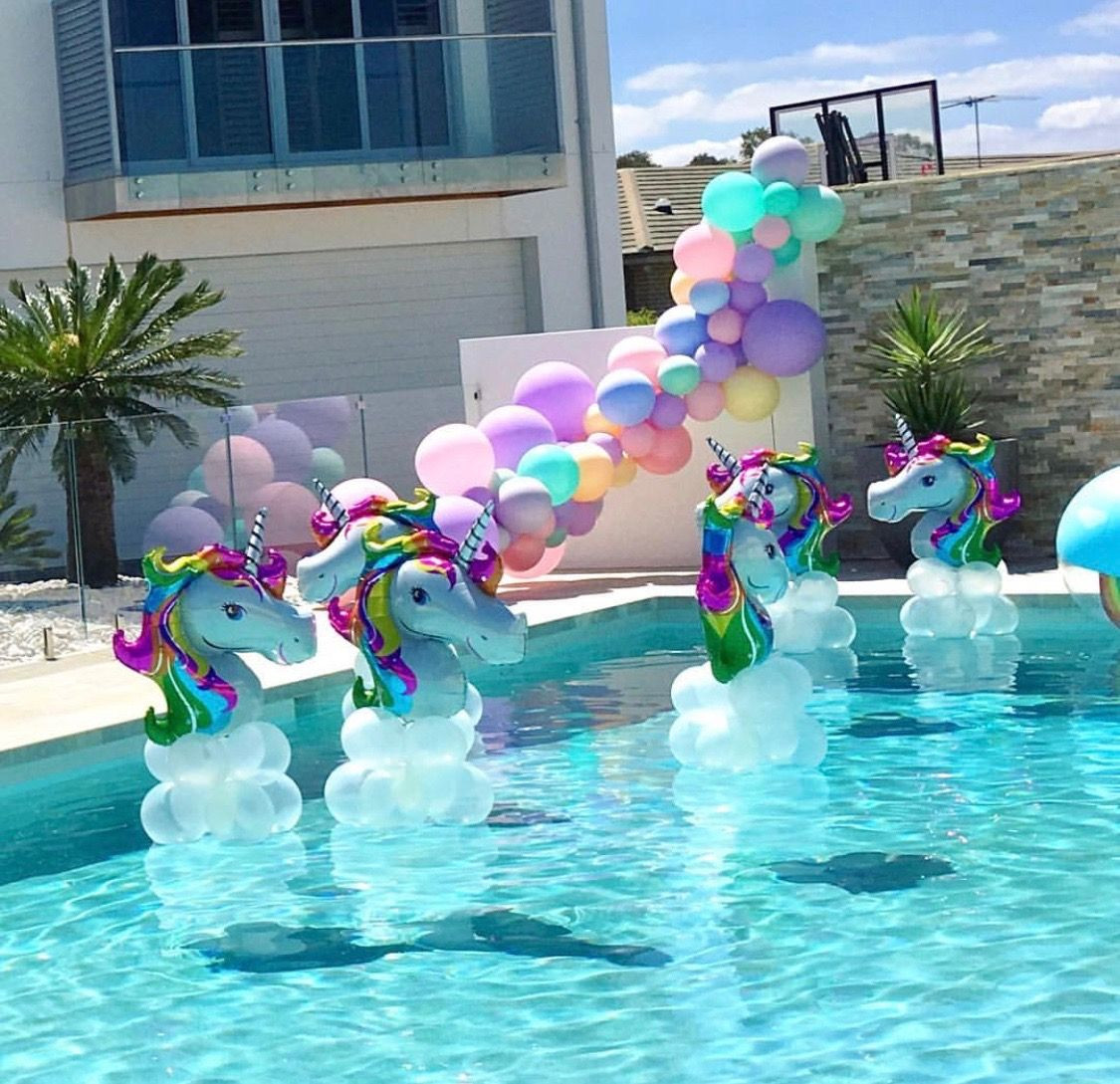 Mermaid Swim Party Ideas
 Mermicorn Birthday Party Mermaid Birthday Party Unicorn