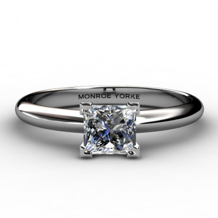 Miami Wedding Bands
 Miami GIA Princess Cut Solitaire Diamond Engagement Ring