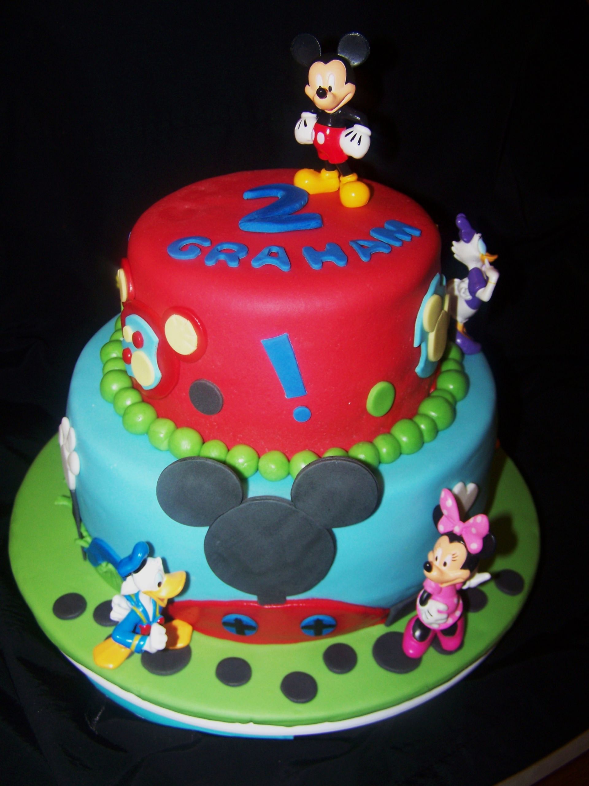Mickey Mouse Birthday Cakes
 Mickey Mouse Clubhouse Tiered Cake