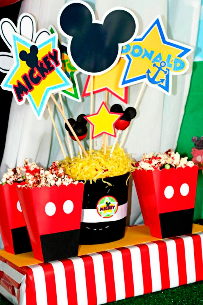 Mickey Mouse Birthday Decor
 Amanda s Parties To Go Mickey Mouse Party