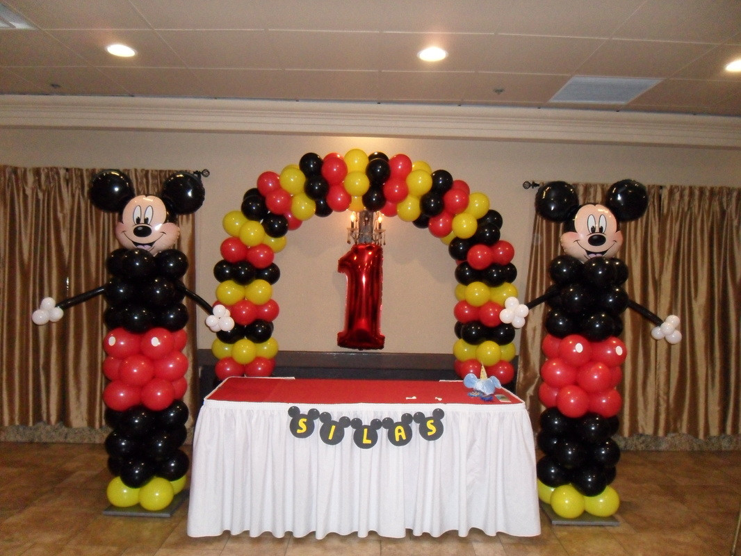 Mickey Mouse Birthday Decor
 MICKEY MOUSE PARTY 3 PARTY DECORATIONS BY TERESA