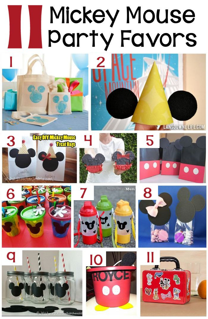 Mickey Mouse Birthday Decorations DIY
 Diy Mickey Mouse Party Bags 100 Fluorescent Mickey Minnie