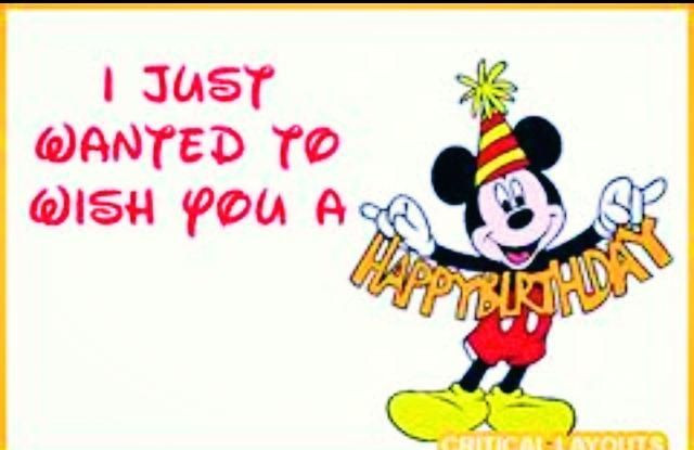 Mickey Mouse Birthday Wishes
 Happy Birthday Mickey