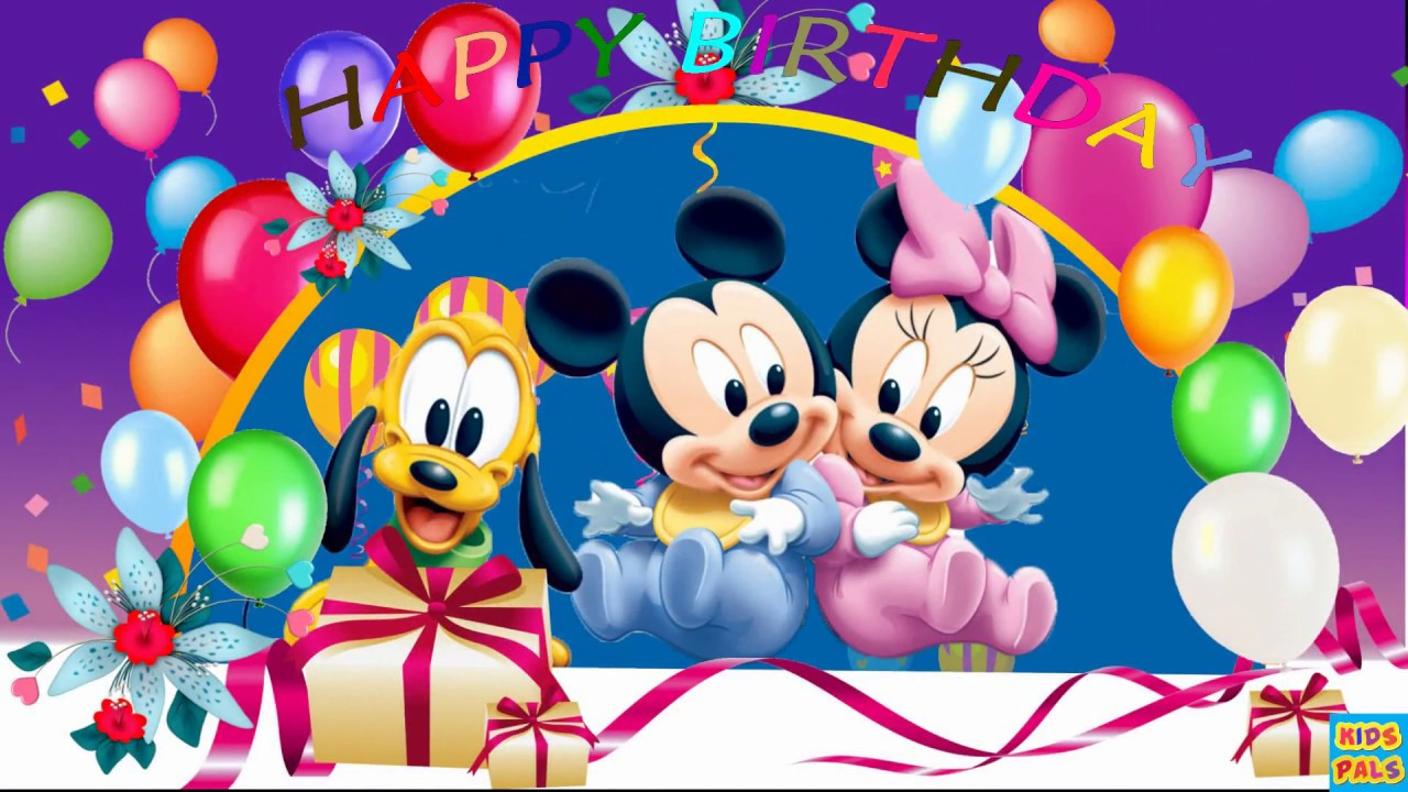 Mickey Mouse Birthday Wishes
 1st Birthday Wishes Happy Birthday Song with Mickey Mouse