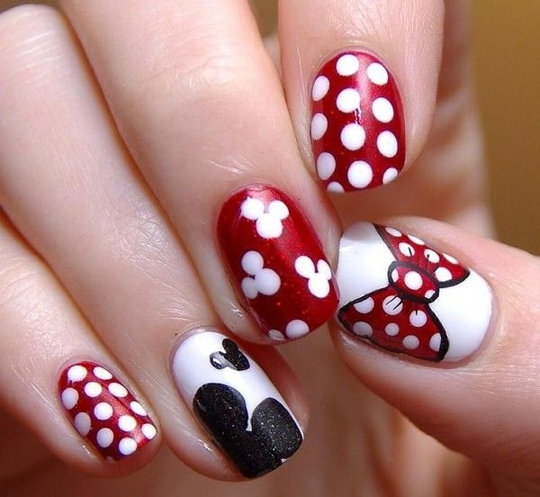 Mickey Mouse Nail Art Designs
 Cable Knit Nails The Latest Trend This Season