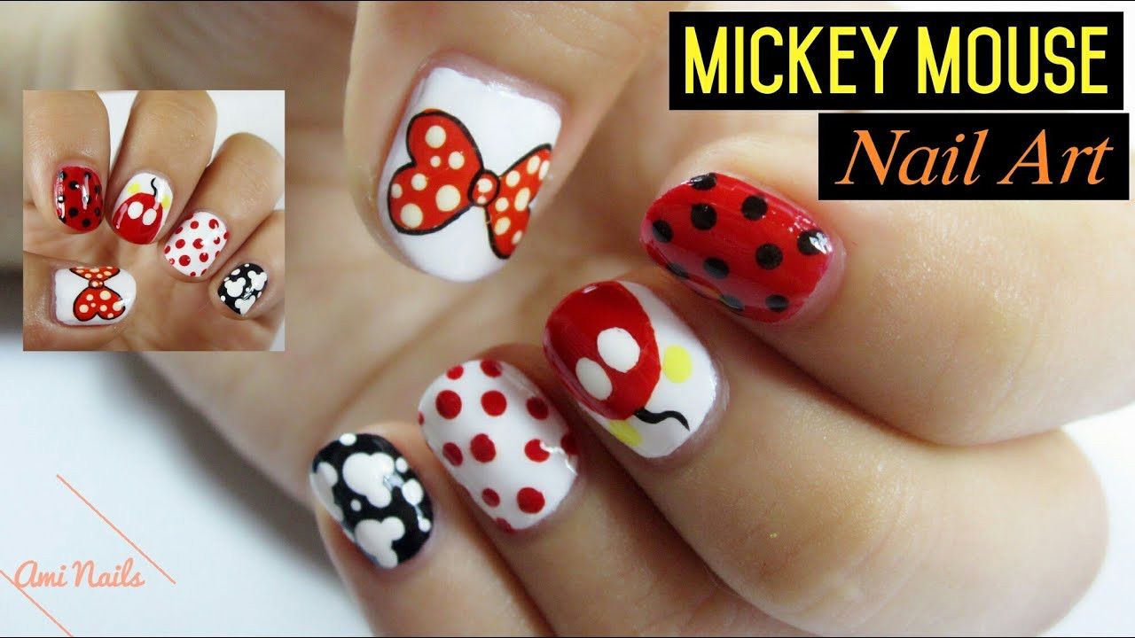 Mickey Mouse Nail Art Designs
 Mickey Mouse Nail Art