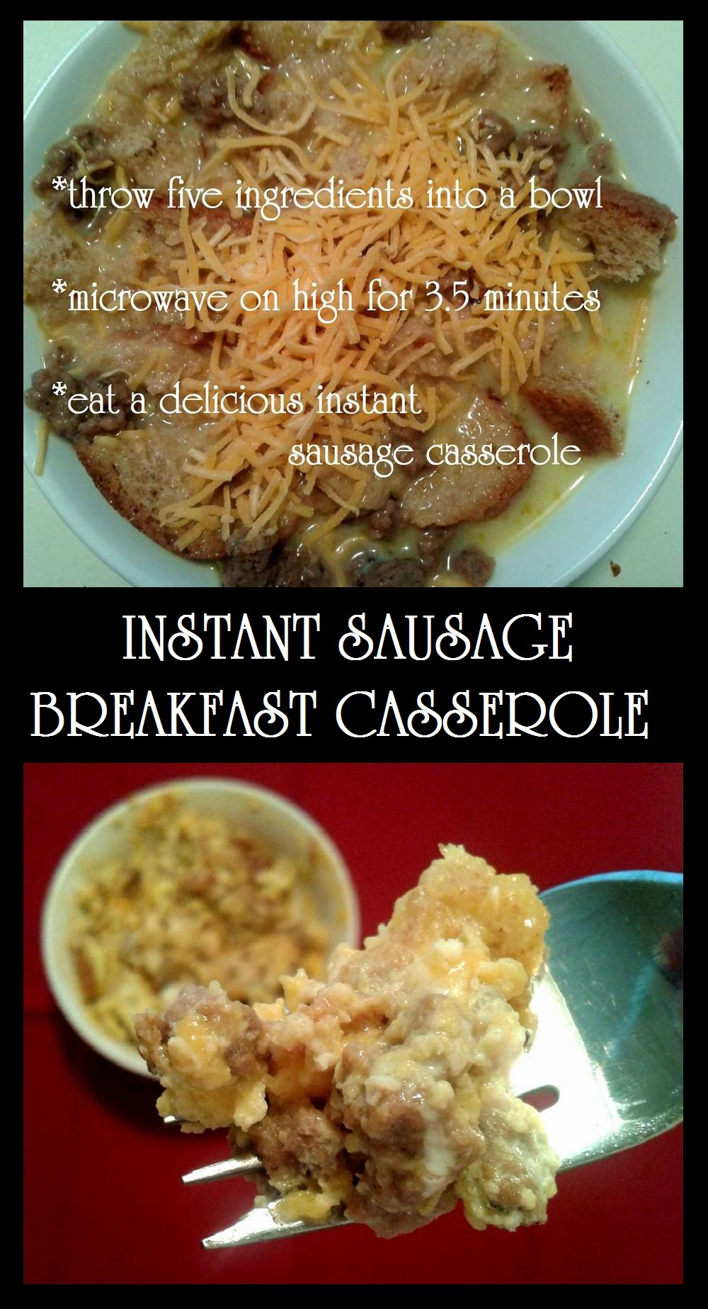 Microwave Breakfast Casseroles
 Recipe Instant Delicious Sausage Breakfast Casserole