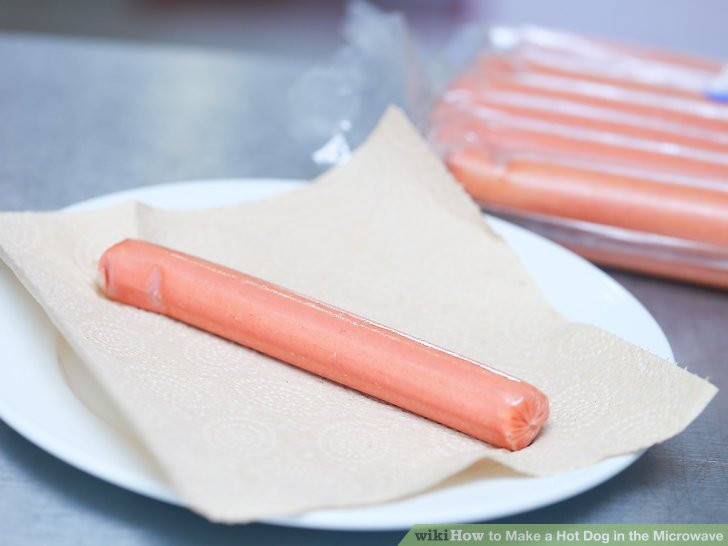 Microwave Hot Dogs
 How to Make a Hot Dog in the Microwave 10 Steps with