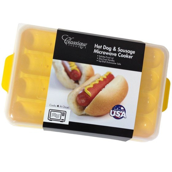 Microwave Hot Dogs
 Hot Dog and Sausage Microwave Cooker For Microwave