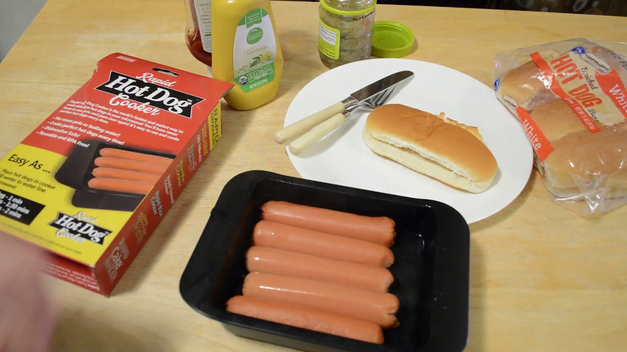 Microwave Hot Dogs
 As Seen TV Rapid Hot Dog Microwave Cooker Review