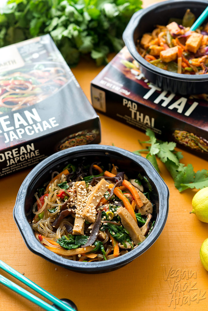 Microwave Pad Thai
 Korean Japchae Pad Thai Sweet Earth Review – Vegan