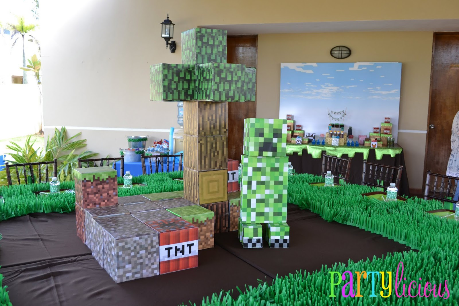 Minecraft Decoration Ideas For Birthday
 Minecraft Party — All for the Boys
