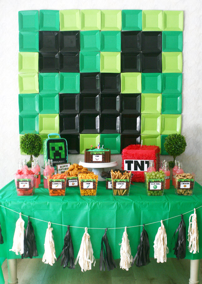 Minecraft Decoration Ideas For Birthday
 PARTY Archives