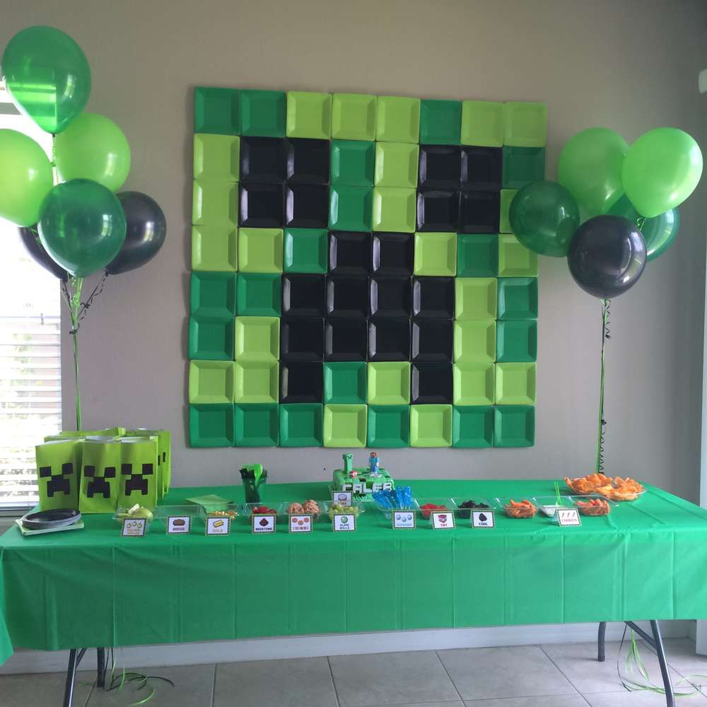 Minecraft Decoration Ideas For Birthday
 Minecraft Birthday Party Ideas