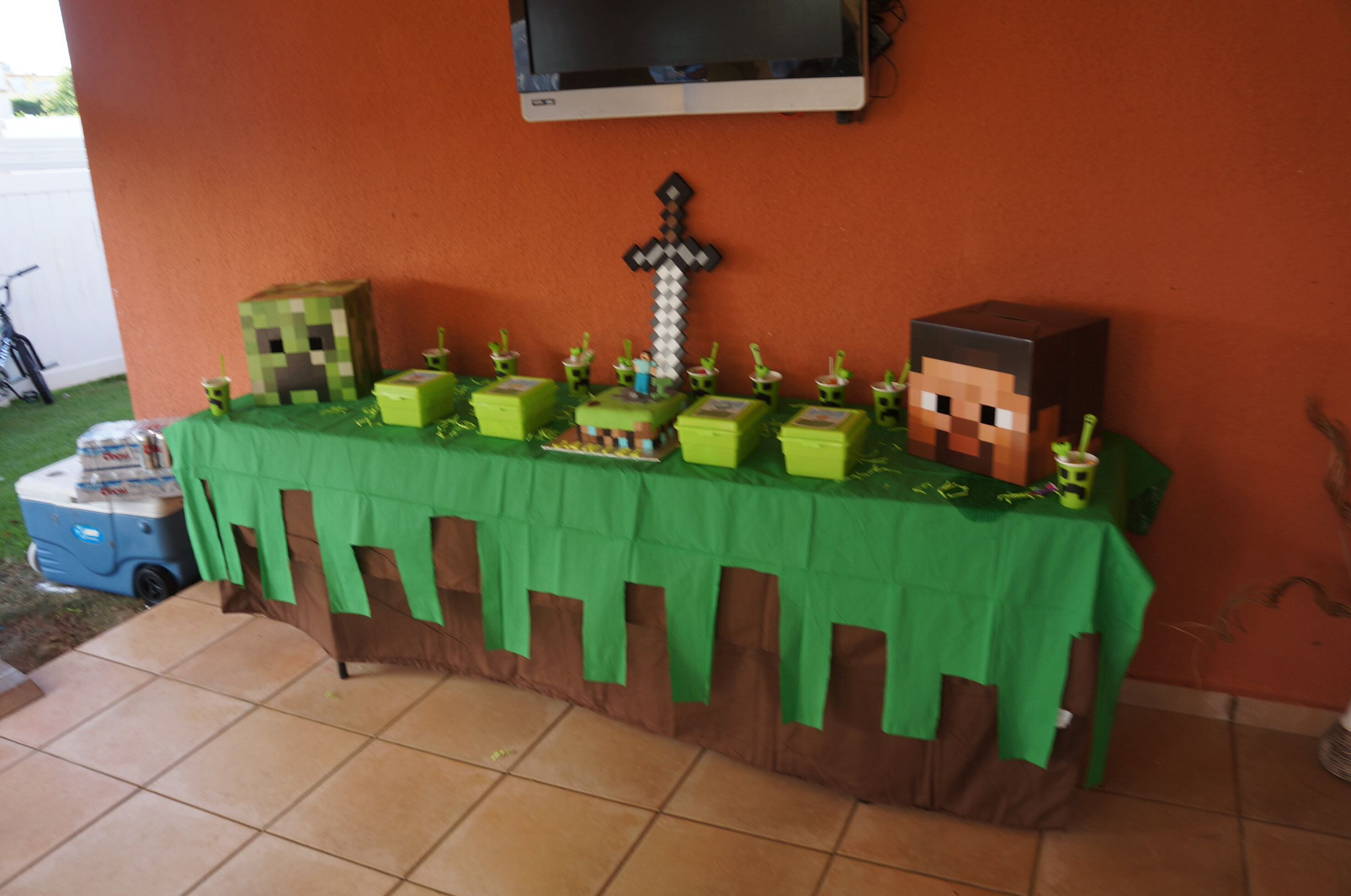 Minecraft Decoration Ideas For Birthday
 minecraft party theme party