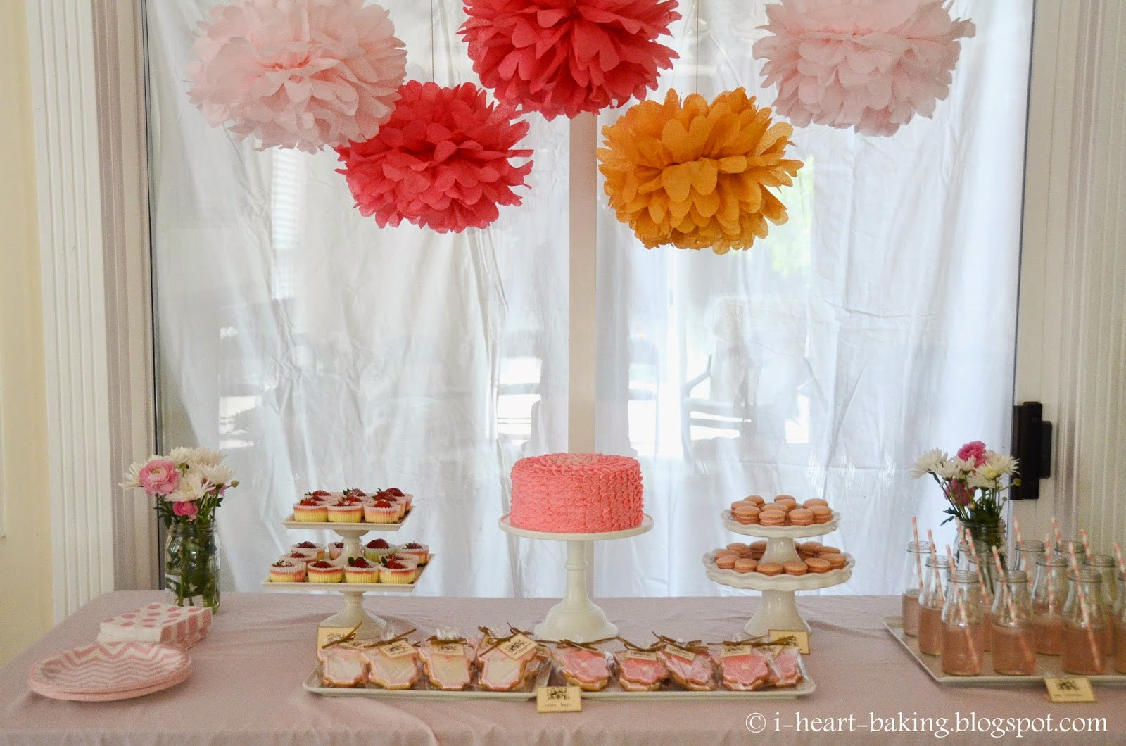 Mini Desserts For Baby Shower
 i heart baking pink baby shower dessert table sugar
