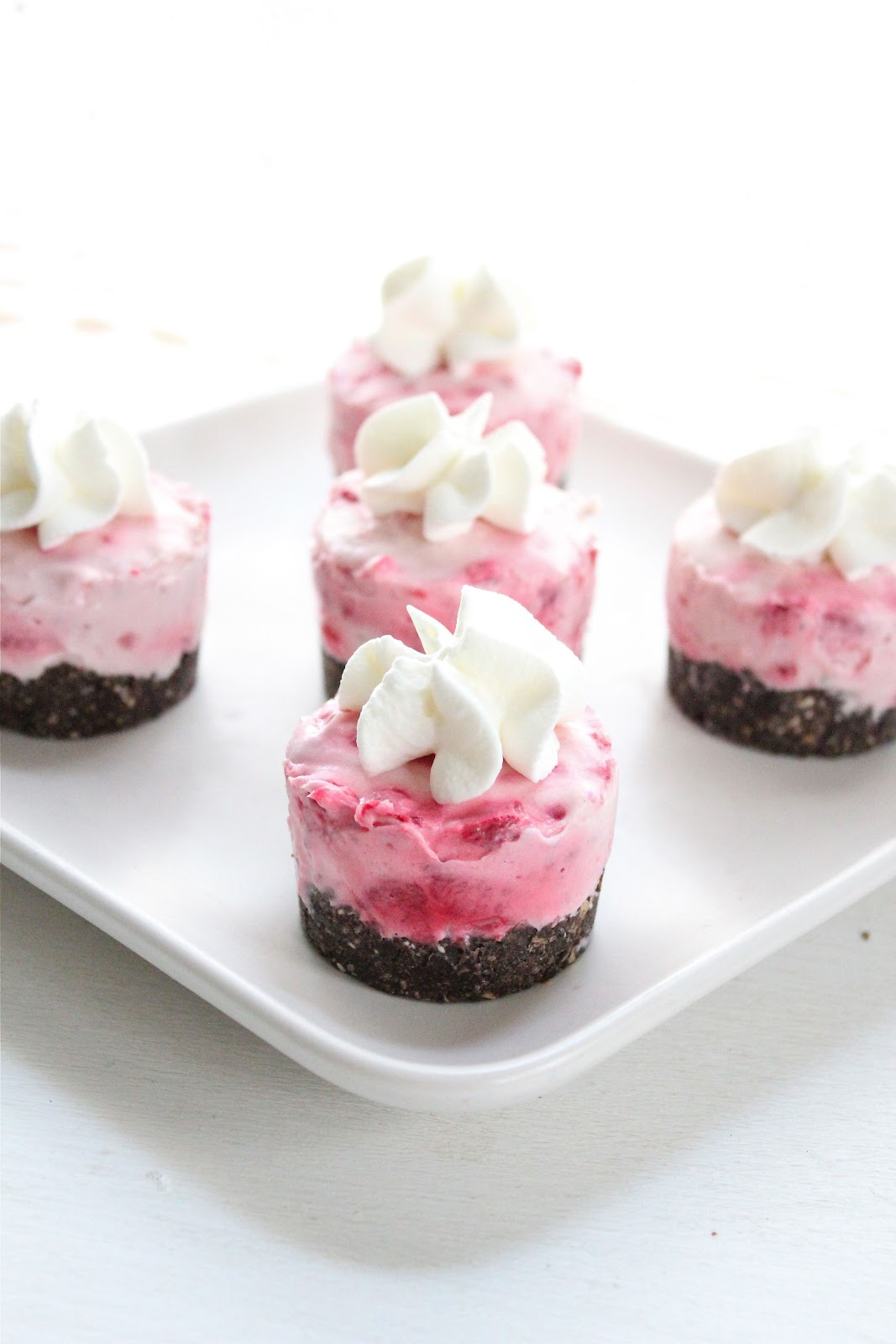 Mini Desserts For Baby Shower
 No bake mini raspberry cheesecakes for a virtual baby shower