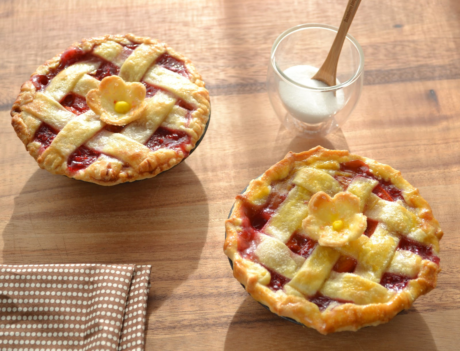 Mini Fruit Pies
 Raspberry & Aprium Mini Pies