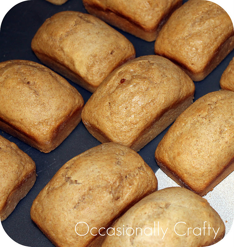 Mini Quick Bread Recipes
 Cinnamon Applesauce Quick Bread