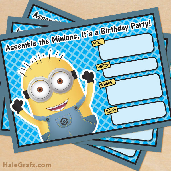 Minion Birthday Invitation
 40th Birthday Ideas Birthday Invitation Template Minions