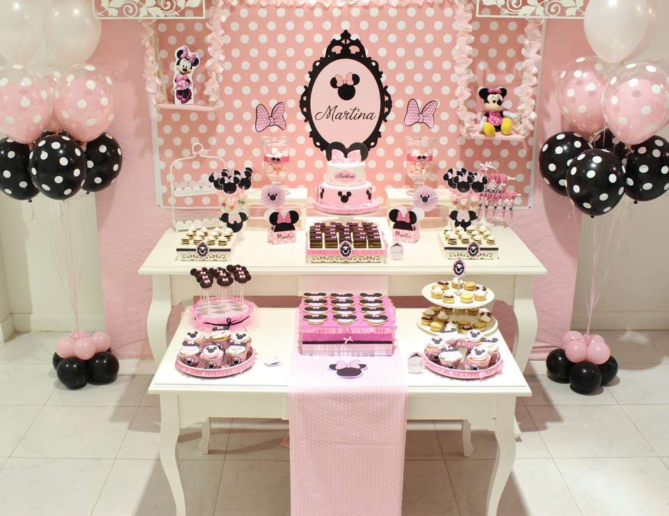 Minnie Birthday Party
 Mickey Mouse Minnie Mouse Baptism "Minnie Mouse Party
