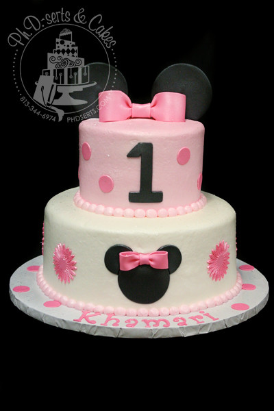 Minnie Mouse 1st Birthday Cake
 Cake Walk