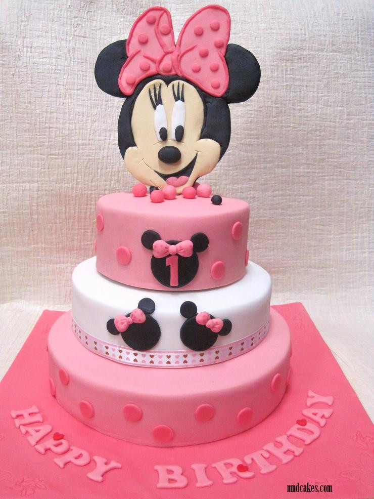 Minnie Mouse 1st Birthday Cake
 Minnie Mouse 1st Birthday Cake
