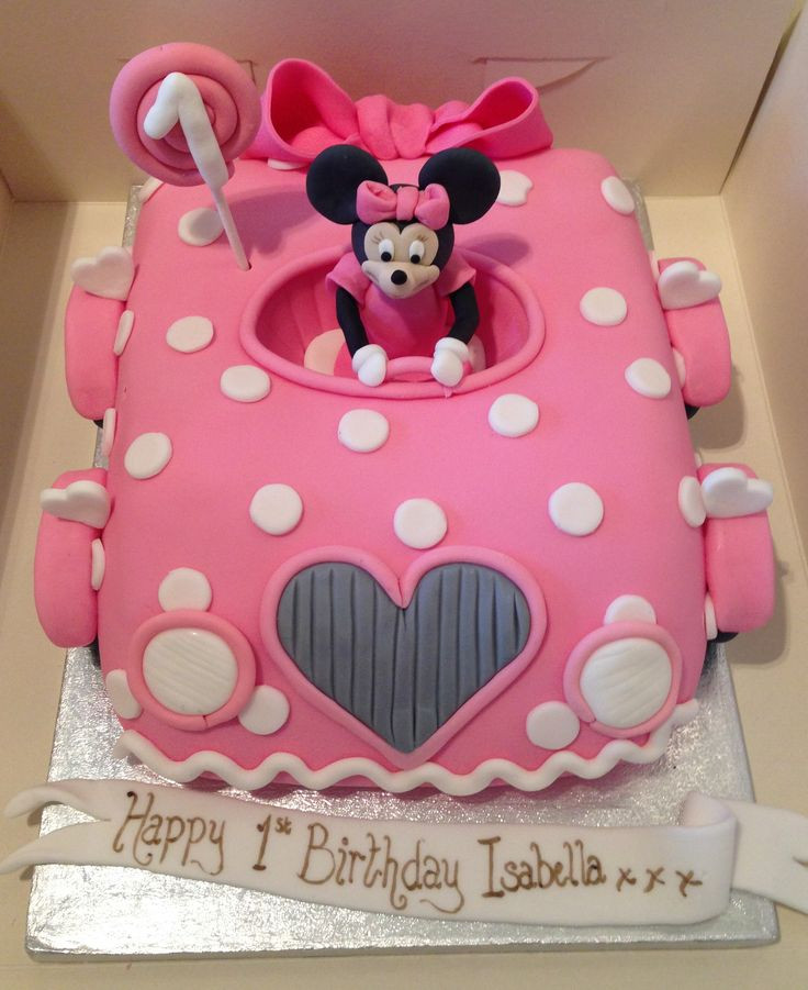 Minnie Mouse 1st Birthday Cake
 Minnie Mouse first birthday cake