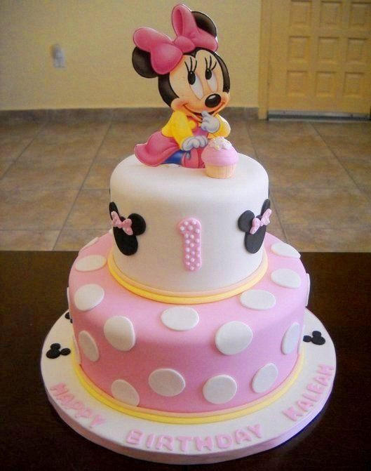 Minnie Mouse 1st Birthday Cakes
 Possible 1st Birthday cake Mickey rather than minnie and
