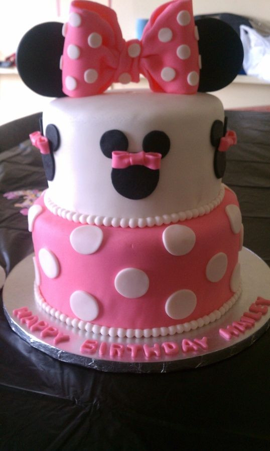 Minnie Mouse 1st Birthday Cakes
 146 best minnie muis partytjie ideas images on Pinterest