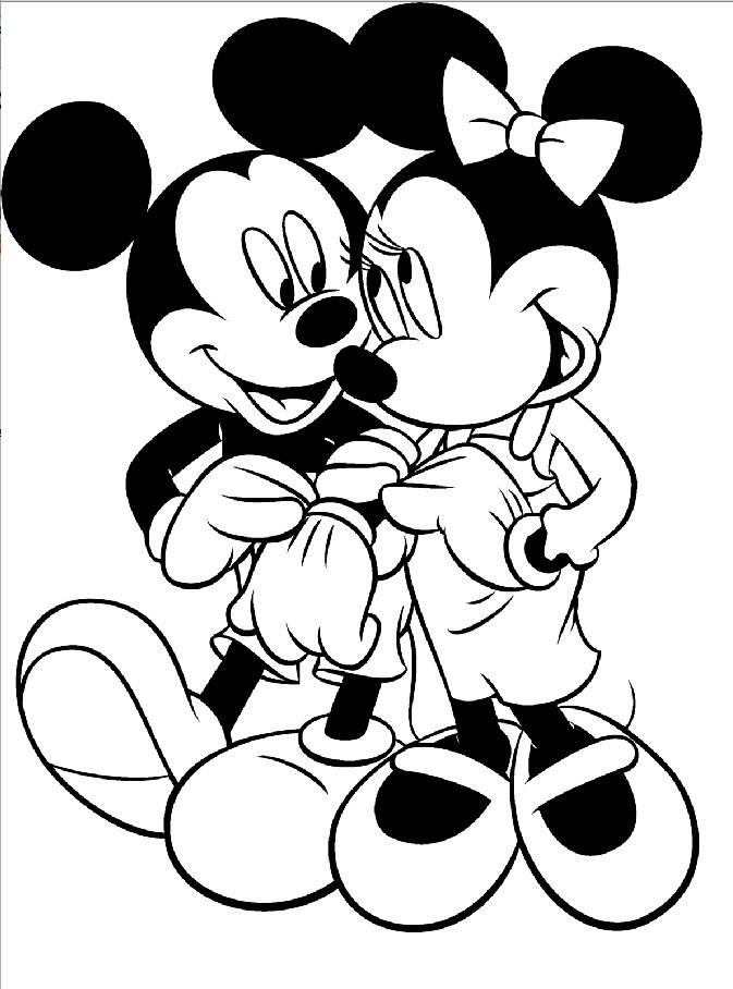 Minnie Mouse Coloring Pages Printable
 Free Printable Minnie Mouse Coloring Pages For Kids