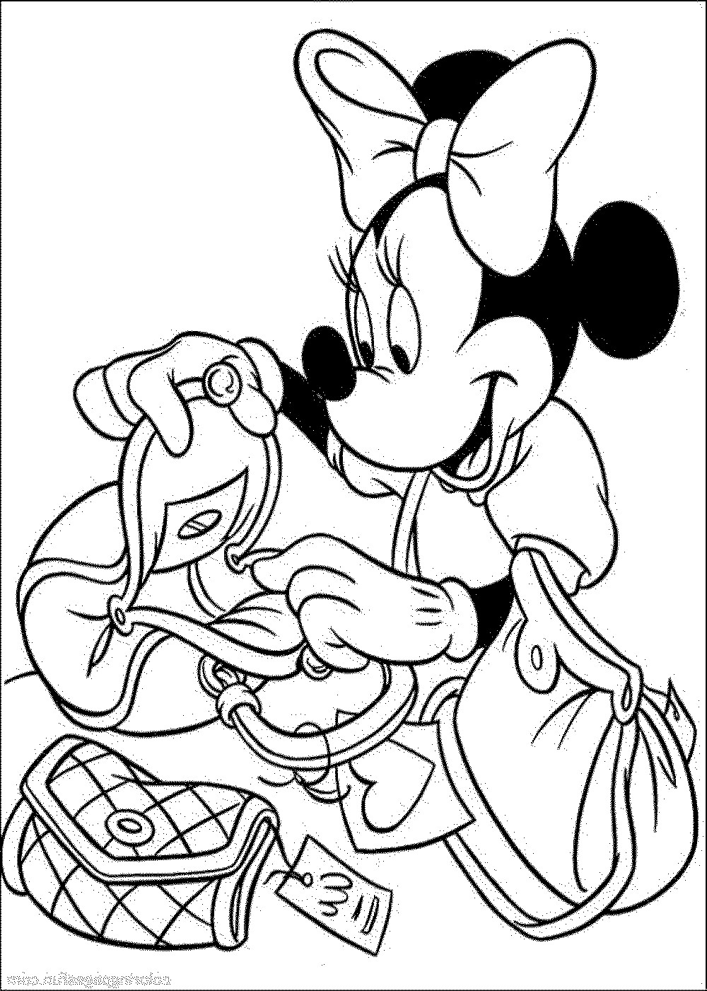 Minnie Mouse Coloring Pages Printable
 Print & Download Free Minnie Mouse Coloring Pages