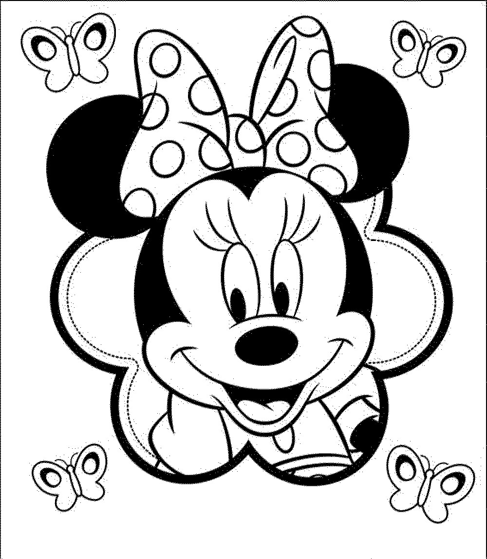 Minnie Mouse Coloring Pages Printable
 Print & Download Free Minnie Mouse Coloring Pages