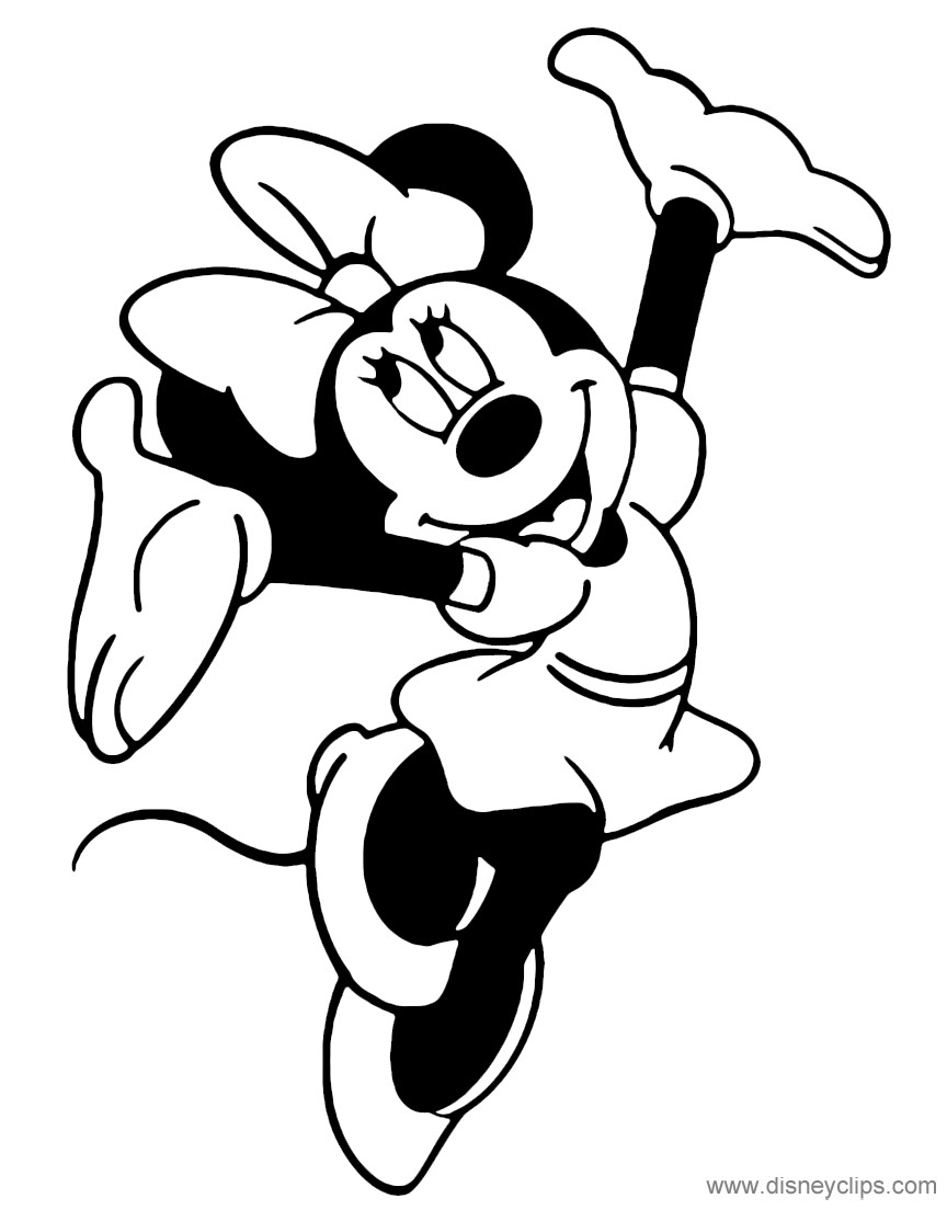 Minnie Mouse Printable Coloring Pages
 Minnie Mouse Coloring Pages
