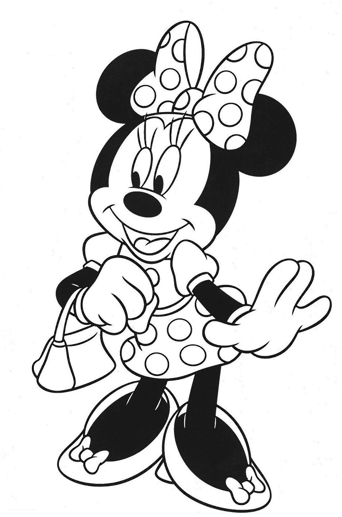 Minnie Mouse Printable Coloring Pages
 Minnie Mouse