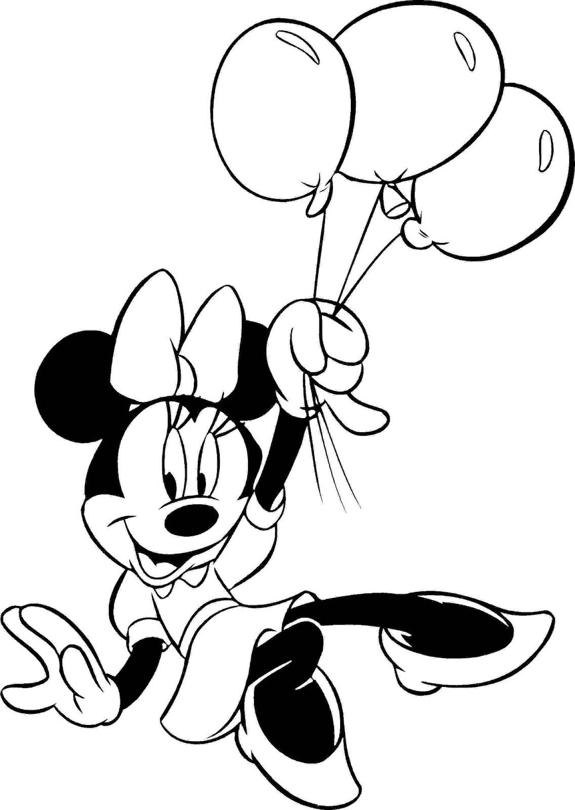 Minnie Mouse Printable Coloring Pages
 Free Minnie Coloring Pages To Color Coloring Pages